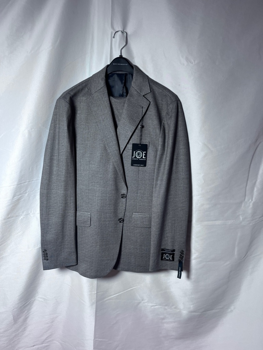 Joseph Abboud Slim Gray Two-Button Sport Coat